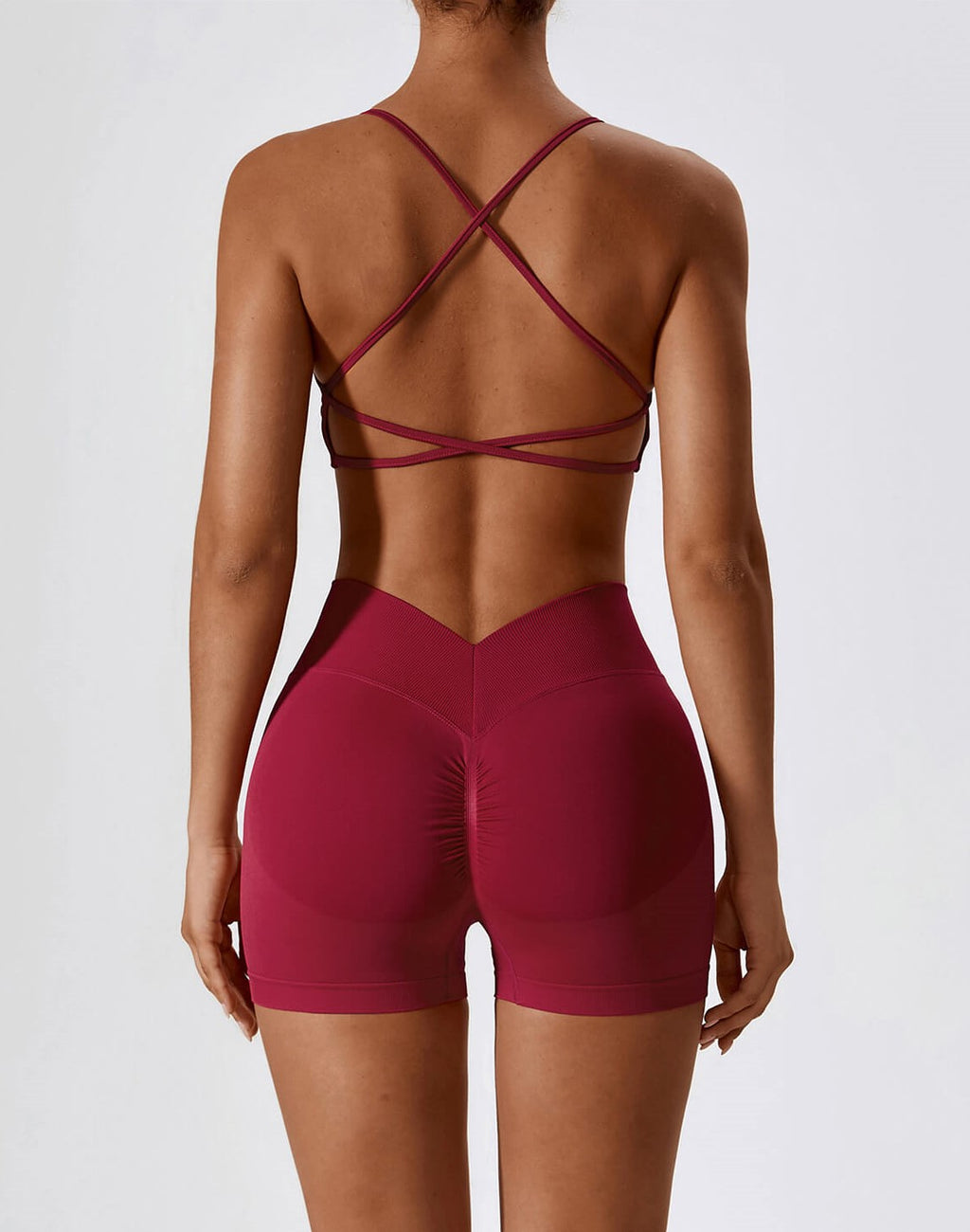 Essentials Seamless Short - Cherry