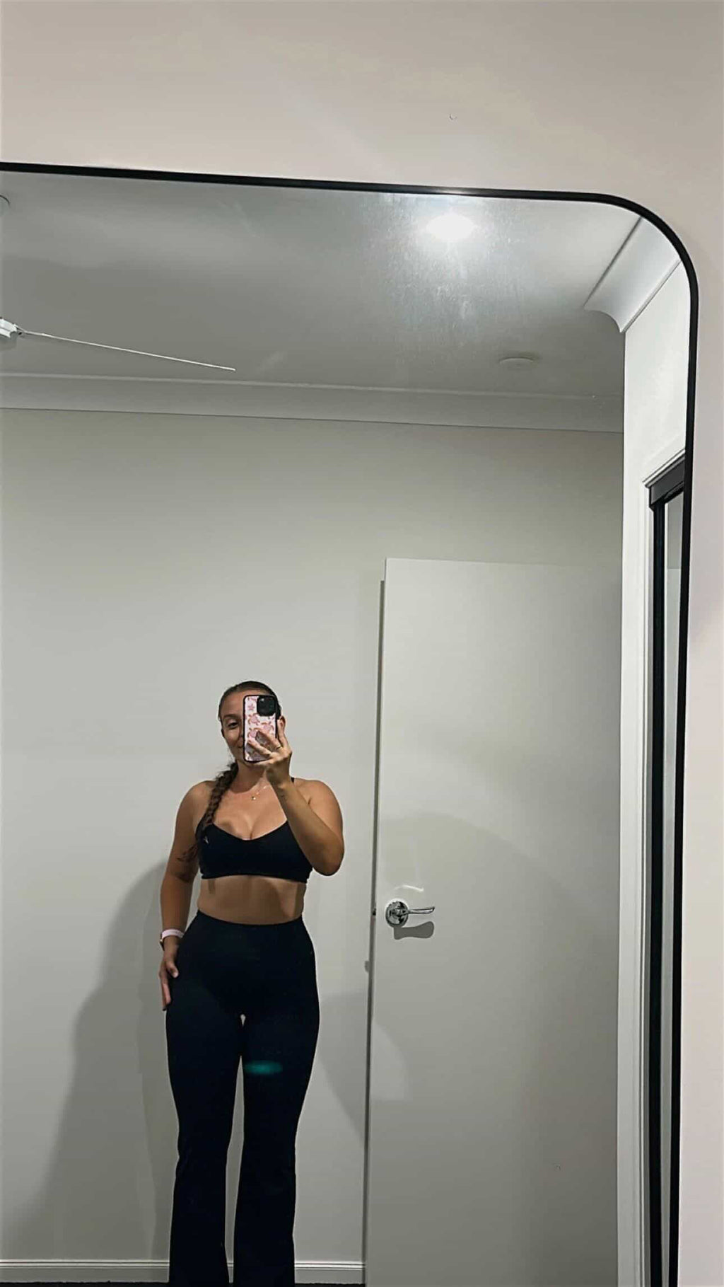 Elevate Flares Leggings - Deep Black