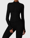 Elevate Sculpt Jacket - Deep Black