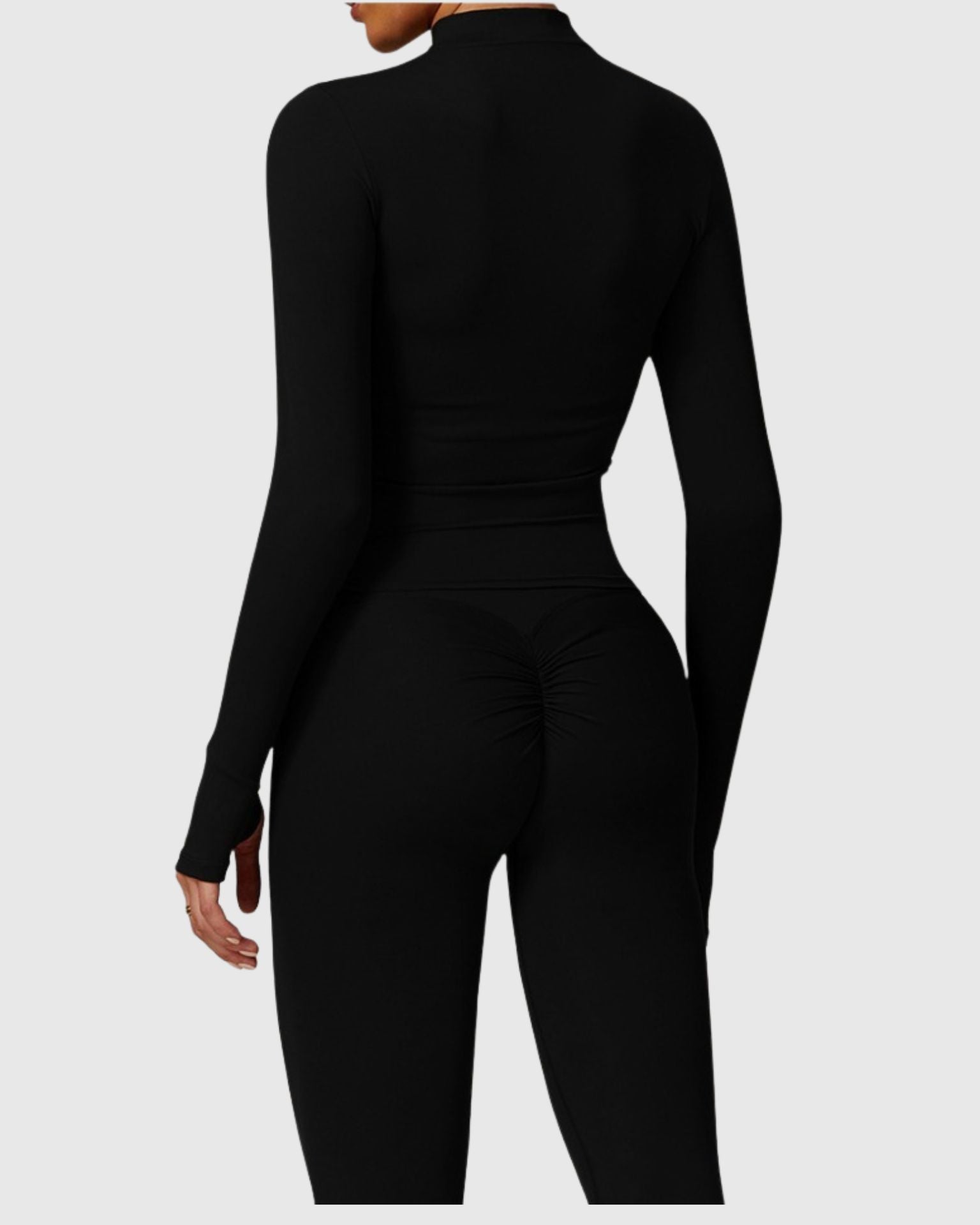Elevate Sculpt Jacket - Deep Black