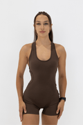 Elevate Lux Jumpsuit Brown