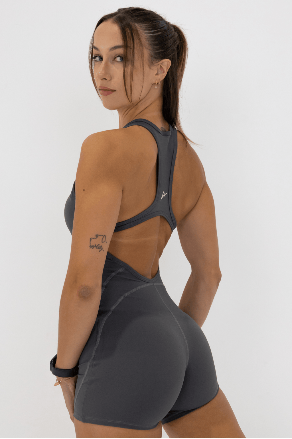 Elevate Lux Jumpsuit Grey