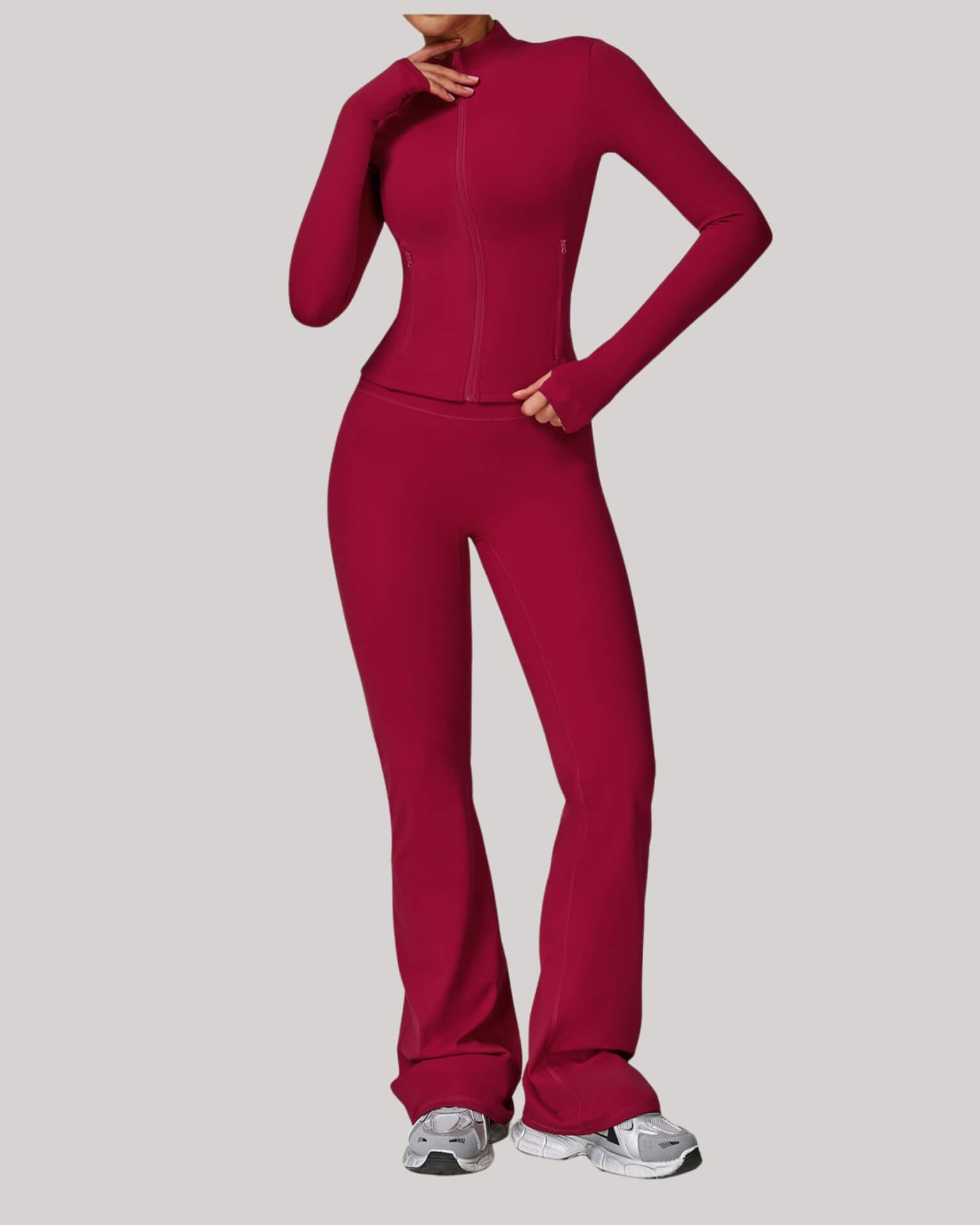 Elevate Sculpt Jacket - Raspberry Red