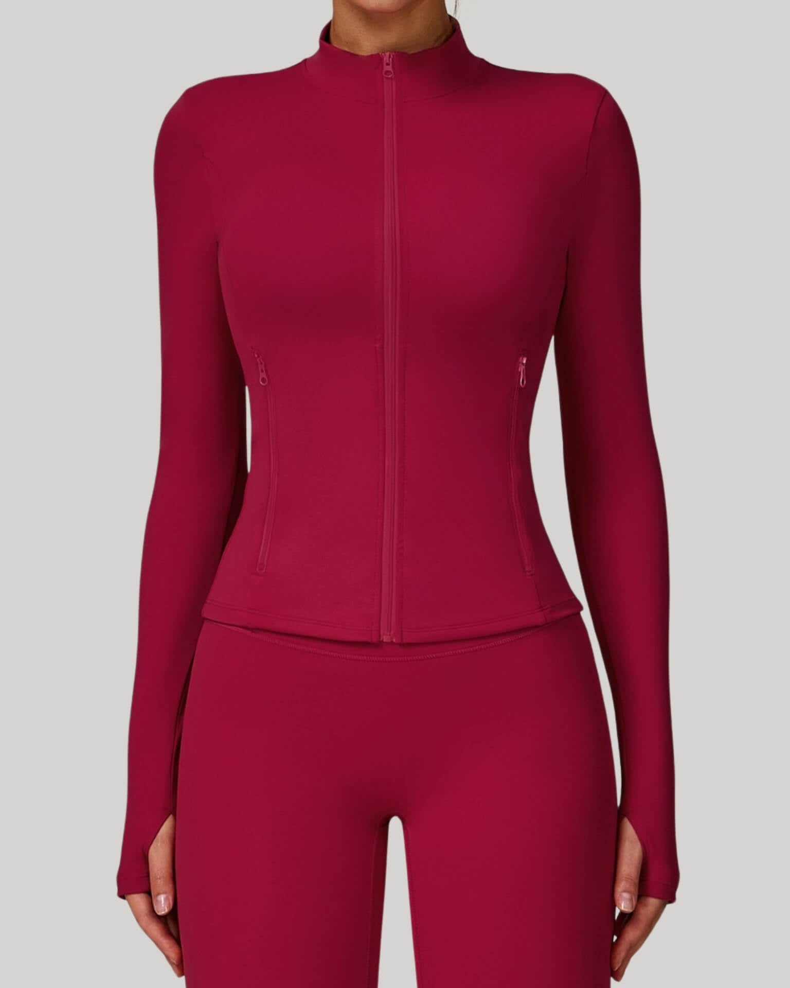 Elevate Sculpt Jacket - Raspberry Red
