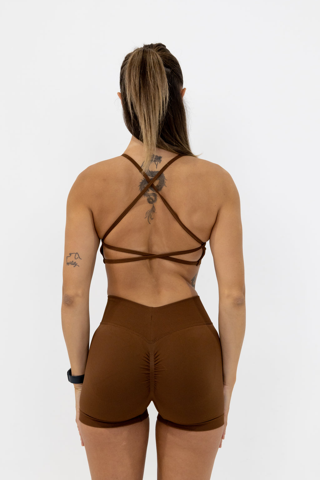 Essentials Seamless Short - Brown