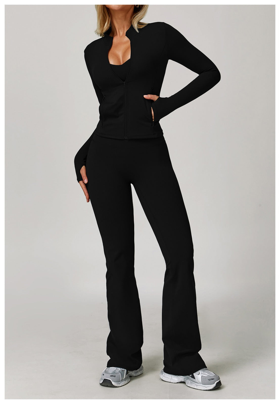 Elevate Sculpt Jacket - Deep Black